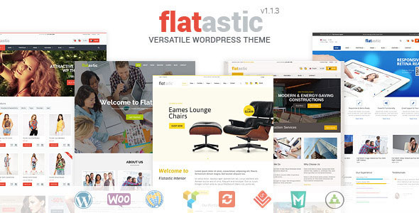 Flatastic v1.4.8 - Themeforest Versatile Wordpress Theme
