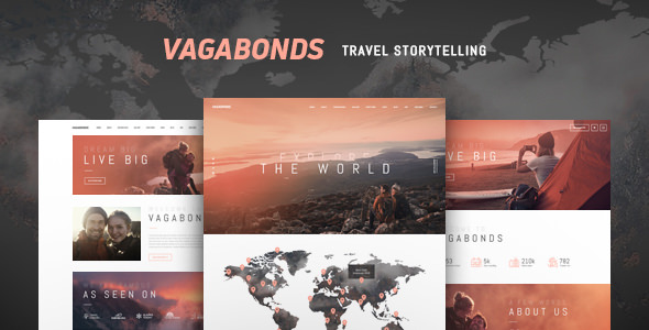 Vagabonds v1.0.2 - Personal Travel & Lifestyle Blog Theme