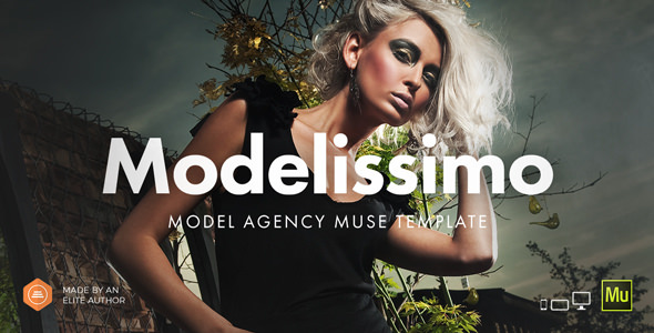Modelissimo v2.0 - Model Agency / Fashion Portfolio Onepage Muse Template