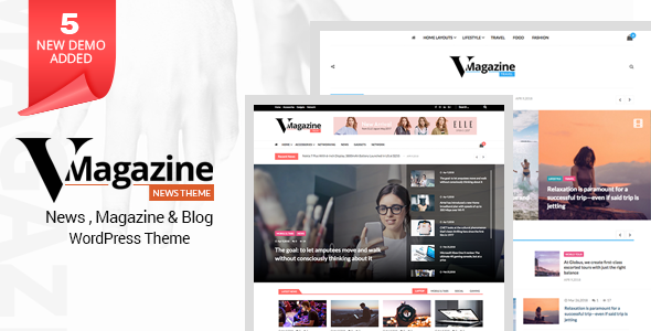 Vmagazine v1.0.9 - Blog, NewsPaper, Magazine Themes