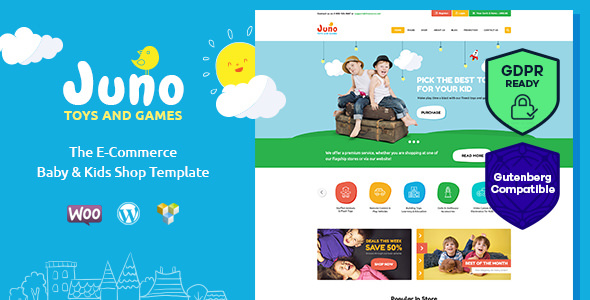 Juno v1.4 - Kids Toys & Games Store WordPress Theme