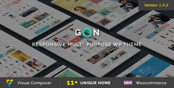 Gon v1.4.2 - Responsive Multi-Purpose WordPress Theme