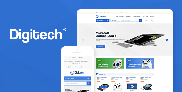 Digitech v1.0.3 - Technology Theme for WooCommerce