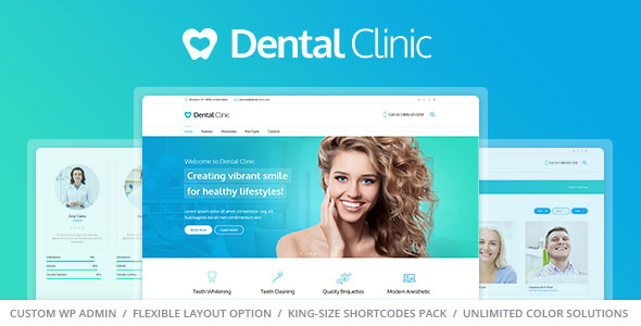 Dental Clinic - Medical & Dentist WordPress Theme