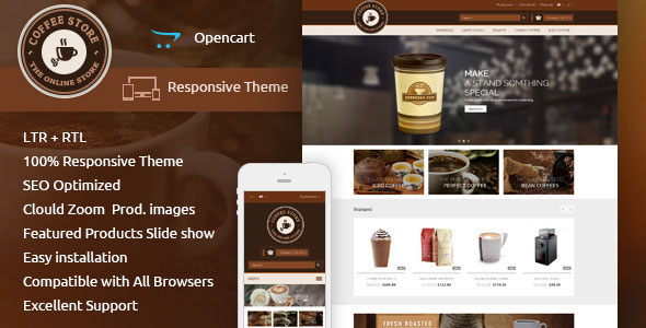 Coffee - Opencart Responsive Theme