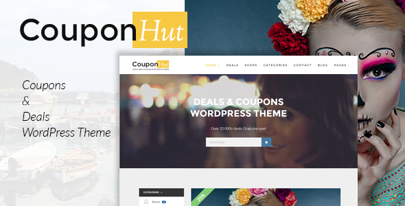 CouponHut v2.9.7 - Coupons and Deals WordPress Theme