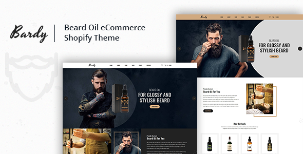 Bardy v1.0 - Beard Oil Shopify Theme + RTL + Droppshiping