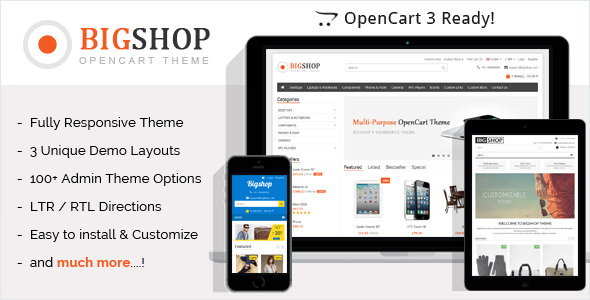 Bigshop v2.7 - Multi-Purpose Responsive OpenCart Theme