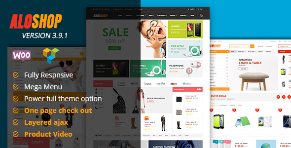 Alo Shop v3.9.1 - Mega Market RTL Responsive Theme