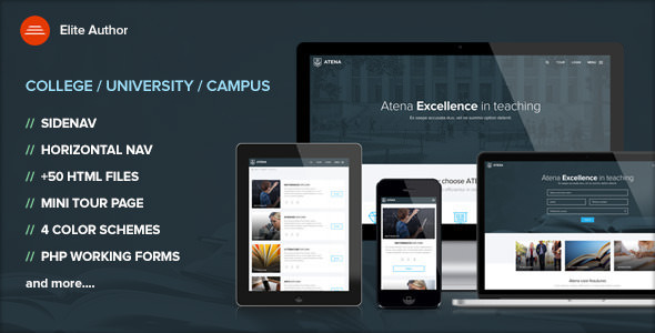 ATENA v1.3 - College, University and Campus template