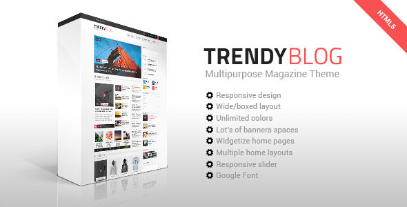 TrendyBlog - Multipurpose Magazine HTML Template