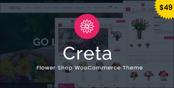 Creta v3.0 - Flower Shop WooCommerce WordPress Theme