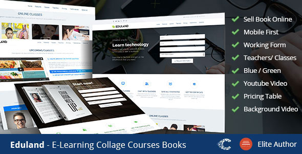 Eduland - College Career HTML Landing Page
