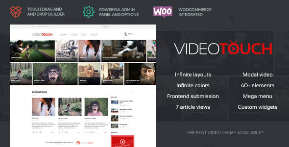 VideoTouch v1.4 - Themeforest Video WordPress Theme