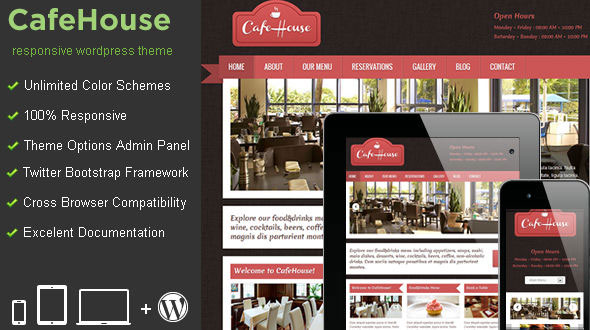 CafeHouse v4.0 - Restaurant WordPress Theme