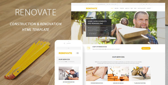 Renovate - Construction Renovation Template