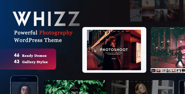 Whizz v1.4.3 - Photography WordPress for Photography