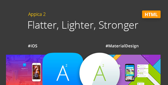 Appica 2 - Themeforest App Showcase Template