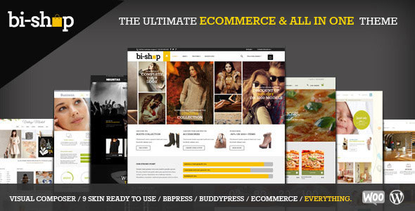 Bi-Shop v1.4.4 - All In One Ecommerce & Corporate theme