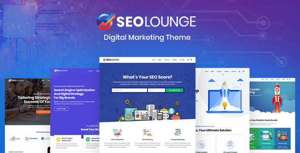 SEOLounge v1.0.3 - SEO Agency WordPress Theme