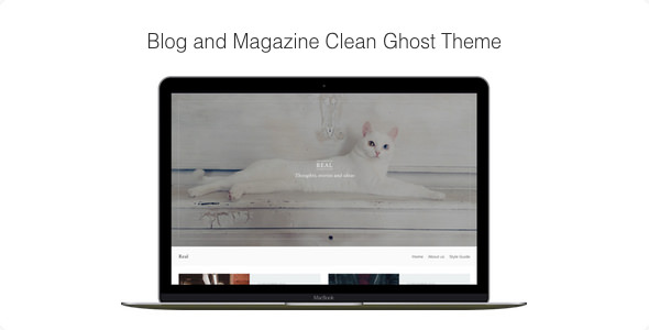 Real v1.1.9 - Blog and Magazine Clean Ghost Theme