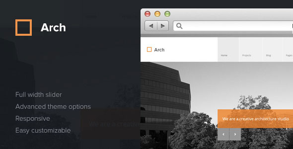 Arch v1.5.4 - Responsive Architect WordPress Theme