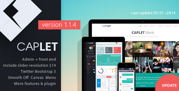 Caplet - Themeforest Admin Responsive HTML Theme