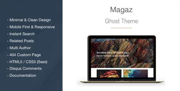 Magaz v1.2.2 - Magazine and Multipurpose Clean Ghost Theme
