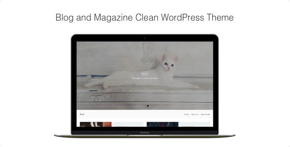 Real v1.0.7 - Blog and Magazine Clean WordPress Theme