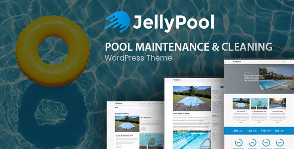 JellyPool v1.1 - Pool Maintenance & Cleaning Theme