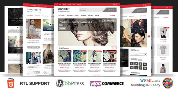 Newsright v1.3.3 - WordPress Premium HD News & Magazine
