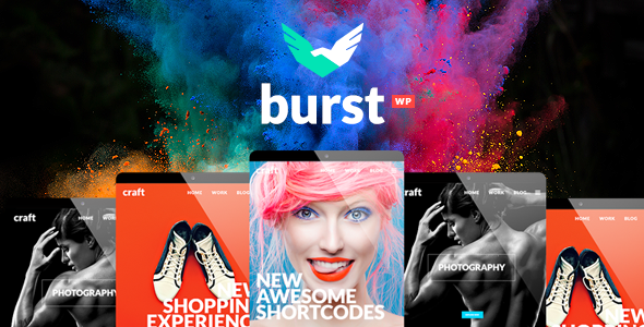 Burst v2.1 - A Bold and Vibrant WordPress Theme