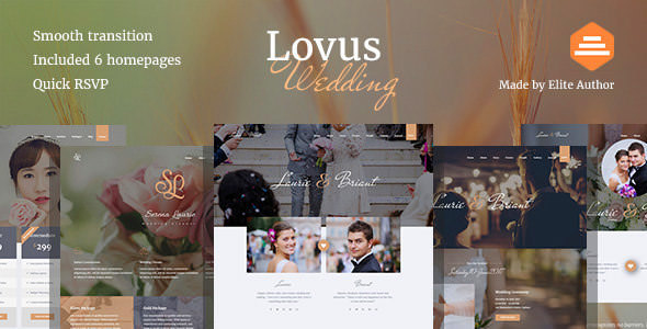 Lovus v1.0.4 - Wedding Planner WordPress Theme