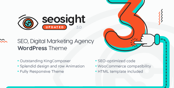 Seosight v3.1.2 - SEO Digital Marketing Agency Theme with Shop