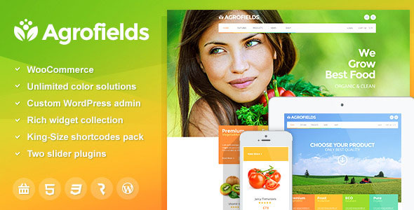 Agrofields - Food Shop & Grocery Market WP Theme