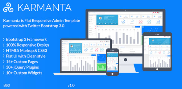 Karmanta – Bootstrap 3 Responsive Admin Template