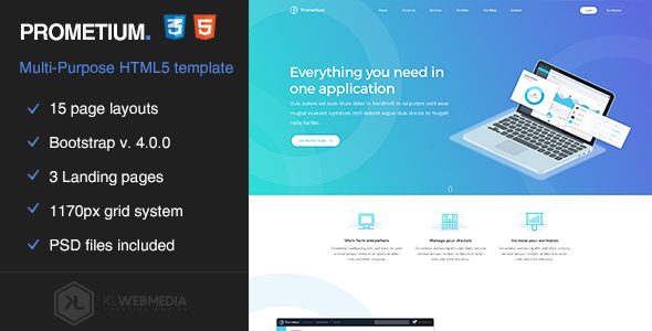 Prometium - Multi-Purpose HTML5 Template