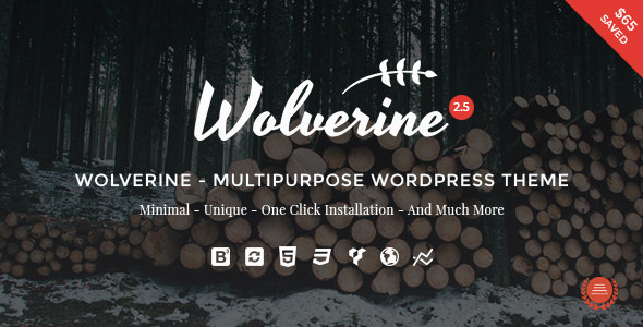 Wolverine v2.5 - Responsive Multi-Purpose Theme