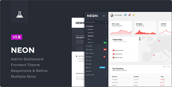 Neon v1.8 - Themeforest Bootstrap Admin Theme