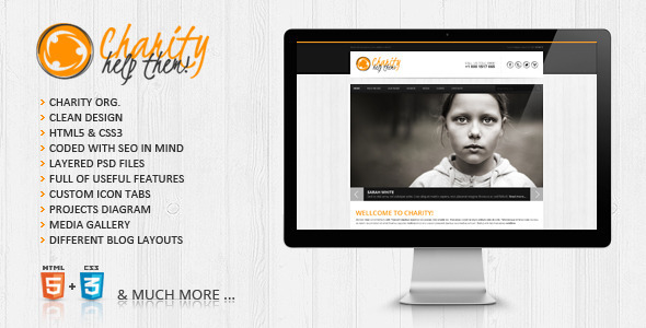 Charity - HTML5/CSS3 Website Template