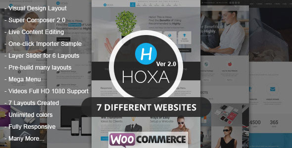 Hoxa - Themeforest MultiPurpose WordPress Theme