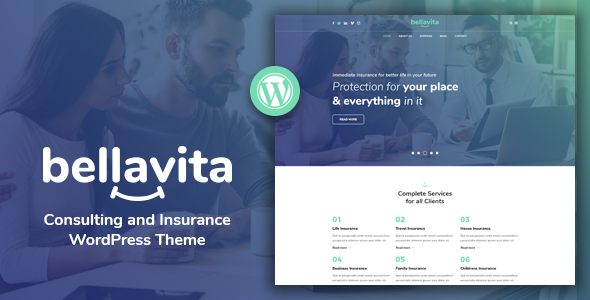 Bellavita v1.1.2 - Insurance & Finance WordPress Theme