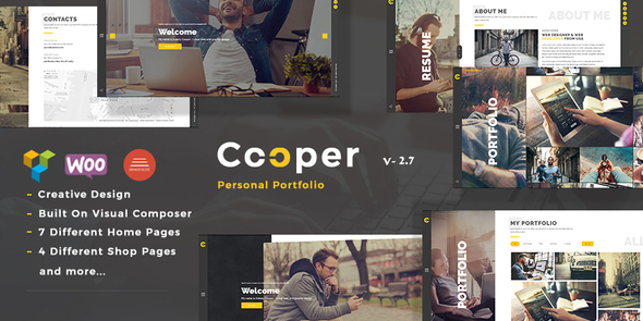 Cooper v3.6 - Creative Responsive Personal Portfolio Theme