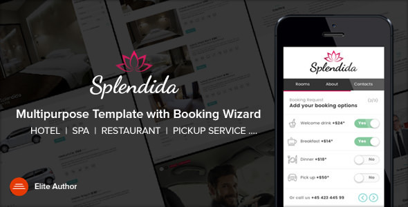 SPLENDIDA v1.3 - Multipurpose template with Booking Wizard