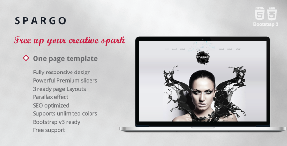 Spargo - Responsive Single Page Template