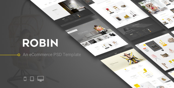 Robin - An eCommerce PSD Template