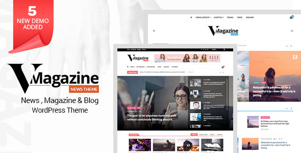 Vmagazine v1.0.8 - Blog, NewsPaper, Magazine Themes