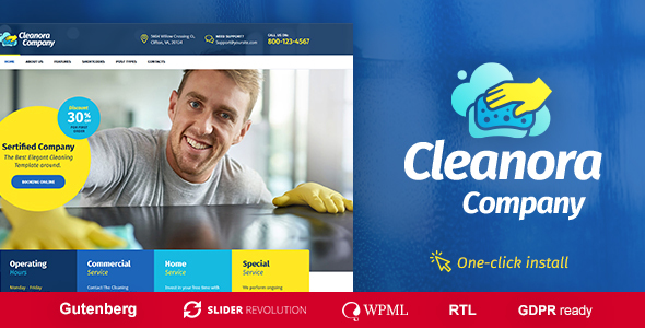 Cleanora v1.0.0 - Cleaning Services Theme