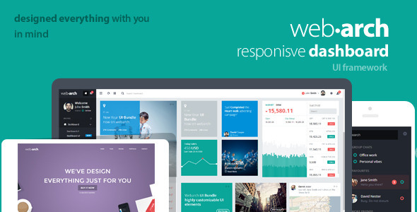 Webarch - Themeforest Responsive Admin Dashboard Template