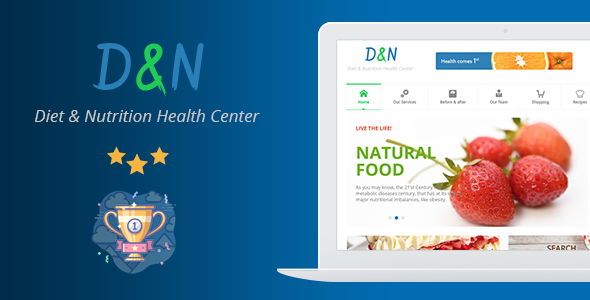 Diet & Nutrition Health Center v3.0 - WordPress Theme